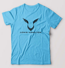 Load image into Gallery viewer, Lewis Hamilton F1 T-Shirt for Men-Light Blue-Ektarfa.online
