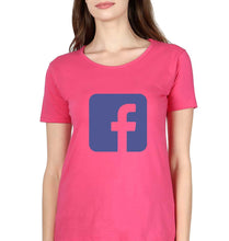 Load image into Gallery viewer, Facebook T-Shirt for Women-Pink-Ektarfa.online
