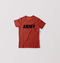 Load image into Gallery viewer, Army Kids T-Shirt for Boy/Girl-Brick Red-Ektarfa.online

