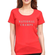 Load image into Gallery viewer, National Champs T-Shirt for Women-red-Ektarfa.online
