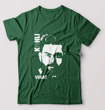 Load image into Gallery viewer, Virat Kohli T-Shirt for Men-Bottle Green-Ektarfa.online
