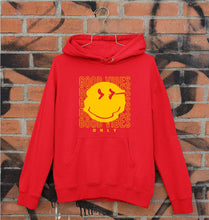 Load image into Gallery viewer, Good Vibes Emoji Unisex Hoodie for Men/Women-Red-Ektarfa.online

