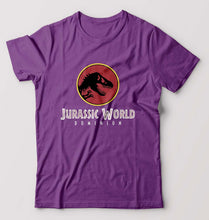 Load image into Gallery viewer, Jurassic World T-Shirt for Men-S(38 Inches)-Purple-Ektarfa.online
