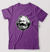 Load image into Gallery viewer, Karl Marx T-Shirt for Men-Purple-Ektarfa.online
