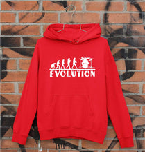 Load image into Gallery viewer, Drummer Evolution Unisex Hoodie for Men/Women-Red-Ektarfa.online
