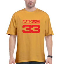 Load image into Gallery viewer, Max Verstappen Oversized T-Shirt for Men-Golden Yellow-Ektarfa.online
