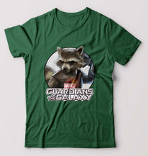 Load image into Gallery viewer, Rocket Raccoon T-Shirt for Men-Bottle Green-Ektarfa.online
