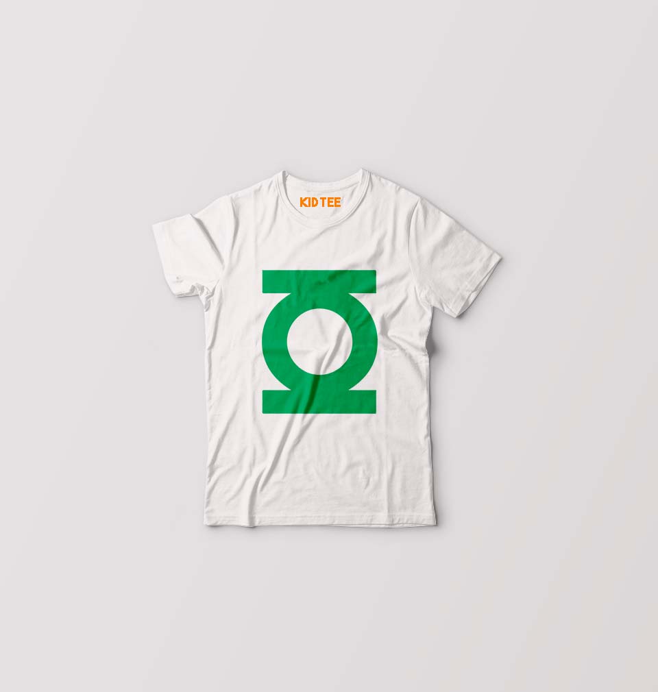 Green Lantern Kids T-Shirt for Boy/Girl-White-Ektarfa.online