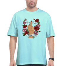 Load image into Gallery viewer, Fuck Patriarchy Oversized T-Shirt for Men-Mint-Ektarfa.online
