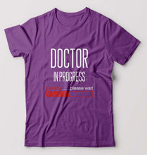 Load image into Gallery viewer, Doctor in progress T-Shirt for Men-Purple-Ektarfa.online
