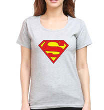 Load image into Gallery viewer, Superman T-Shirt for Women-Grey Melange-Ektarfa.online
