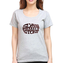 Load image into Gallery viewer, Sly and the Family Stone T-Shirt for Women-Grey Melange-Ektarfa.online

