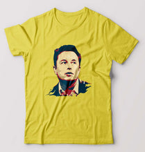 Load image into Gallery viewer, Elon Musk T-Shirt for Men-Yellow-Ektarfa.online
