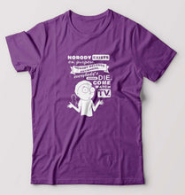 Load image into Gallery viewer, Rick and Morty T-Shirt for Men-Purple-Ektarfa.online
