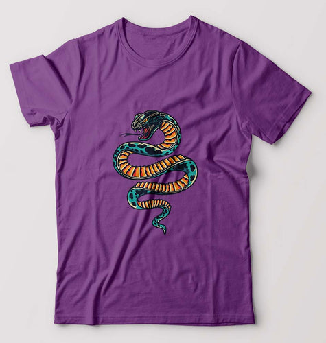 Snake T-Shirt for Men-Purple-Ektarfa.online