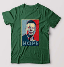 Load image into Gallery viewer, Elon Musk Hope T-Shirt for Men-Bottle Green-Ektarfa.online
