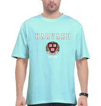 Load image into Gallery viewer, Harvard Oversized T-Shirt for Men-Mint-Ektarfa.online
