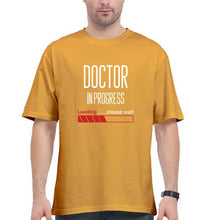 Load image into Gallery viewer, Doctor in progress Oversized T-Shirt for Men-Golden Yellow-Ektarfa.online
