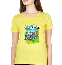 Load image into Gallery viewer, Minecraft T-Shirt for Women-Yellow-Ektarfa.online
