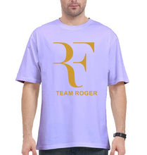 Load image into Gallery viewer, Roger Federer Oversized T-Shirt for Men-Lavender-Ektarfa.online
