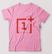 Load image into Gallery viewer, OnePlus T-Shirt for Men-Light Baby Pink-Ektarfa.online
