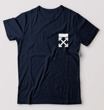 Load image into Gallery viewer, off White logo T-Shirt for Men-Navy Blue-Ektarfa.online
