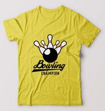 Load image into Gallery viewer, Bowling Champion T-Shirt for Men-Yellow-Ektarfa.online
