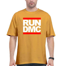 Load image into Gallery viewer, Run DMC Oversized T-Shirt for Men-Golden Yellow-Ektarfa.online
