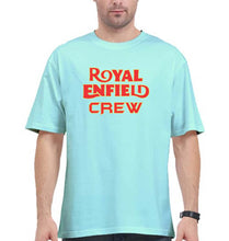 Load image into Gallery viewer, Royal Enfield Crew Oversized T-Shirt for Men-Mint-Ektarfa.online
