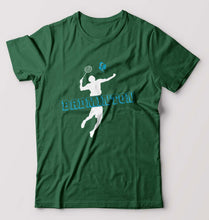 Load image into Gallery viewer, Badminton T-Shirt for Men-Bottle Green-Ektarfa.online
