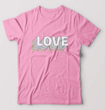 Load image into Gallery viewer, Love T-Shirt for Men-Light Baby Pink-Ektarfa.online
