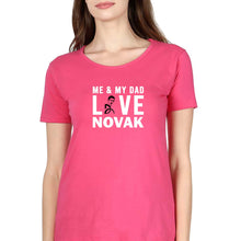 Load image into Gallery viewer, Love Novak Djokovic Tennis T-Shirt for Women-Pink-Ektarfa.online
