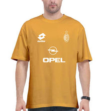 Load image into Gallery viewer, A.C. Milan Football Oversized T-Shirt for Men-Golden Yellow-Ektarfa.online
