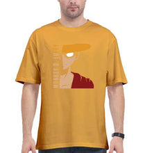 Load image into Gallery viewer, Monkey D. Luffy Oversized T-Shirt for Men-Golden Yellow-Ektarfa.online
