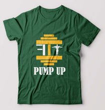Load image into Gallery viewer, Fit Gym T-Shirt for Men-Bottle Green-Ektarfa.online
