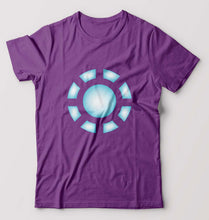 Load image into Gallery viewer, ARC REACTOR Iron Man Superhero T-Shirt for Men-Purple-Ektarfa.online
