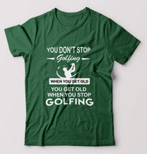 Load image into Gallery viewer, Golf T-Shirt for Men-Bottle Green-Ektarfa.online
