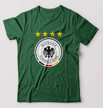 Load image into Gallery viewer, Germany Football T-Shirt for Men-S(38 Inches)-Bottle Green-Ektarfa.online
