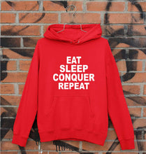 Load image into Gallery viewer, Eat Sleep Conquer Repeat Unisex Hoodie for Men/Women-Red-Ektarfa.online
