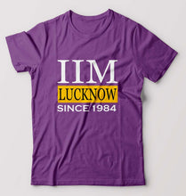 Load image into Gallery viewer, IIM Lucknow T-Shirt for Men-Purple-Ektarfa.online
