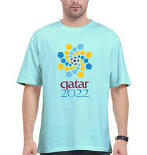 Load image into Gallery viewer, FIFA World Cup Qatar 2022 Oversized T-Shirt for Men-Mint-Ektarfa.online
