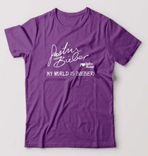 Load image into Gallery viewer, Justin Bieber T-Shirt for Men-Purple-Ektarfa.online
