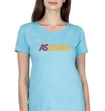 Load image into Gallery viewer, A.S. Roma T-Shirt for Women-Light Blue-Ektarfa.online
