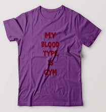 Load image into Gallery viewer, Gym T-Shirt for Men-Purple-Ektarfa.online
