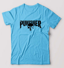 Load image into Gallery viewer, Punisher T-Shirt for Men-Light Blue-Ektarfa.online
