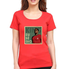 Load image into Gallery viewer, Eusébio T-Shirt for Women-Red-Ektarfa.online
