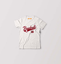 Load image into Gallery viewer, Baseball Kids T-Shirt for Boy/Girl-White-Ektarfa.online
