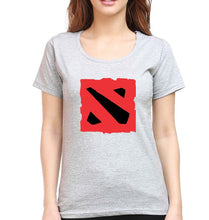Load image into Gallery viewer, Dota T-Shirt for Women-Grey Melange-Ektarfa.online
