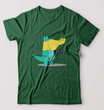 Load image into Gallery viewer, Crocodile T-Shirt for Men-Bottle Green-Ektarfa.online
