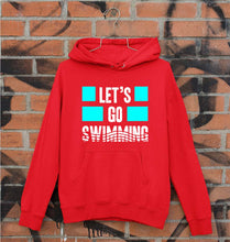 Load image into Gallery viewer, Swimming Unisex Hoodie for Men/Women-Red-Ektarfa.online

